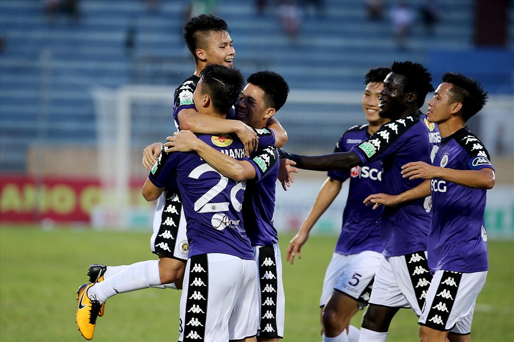 CLB Hà Nội đóng góp nhiều cầu thủ nhất cho ĐTQG. Ảnh: AFC Cup.