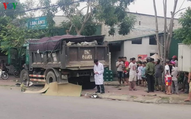Hiện trường vụ tai nạn. Ảnh: VOV.