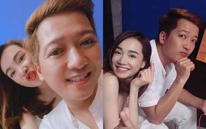 Hình ảnh Nhã Phương và Trường Giang kỷ niệm một năm ngày cưới được một người bạn chia sẻ hôm 25.9. Ảnh: FBNV