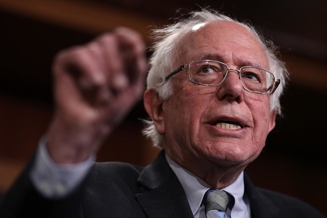 Thượng nghị sĩ Sanders. Ảnh: Getty Images.