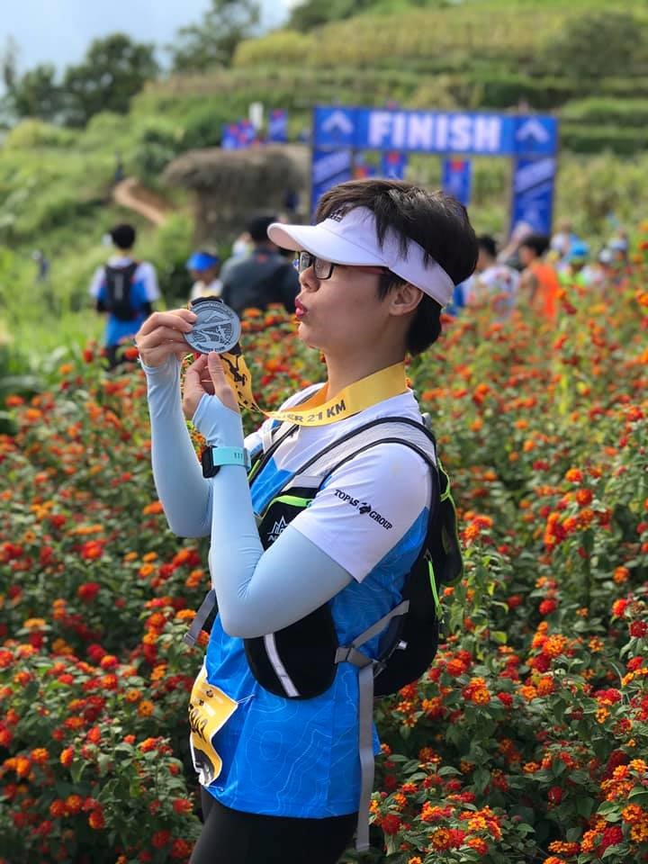 Nhà báo Khương Xuân - Finisher 21km VMM