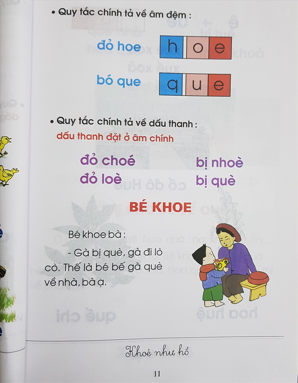 Phụ huynh phản ánh nhiều nội dung trong tài liệu “Công nghệ giáo dục” không phù hợp với trẻ em. Ảnh: PV
