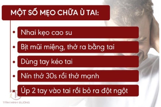 Một số mẹo giảm ù tai nhanh