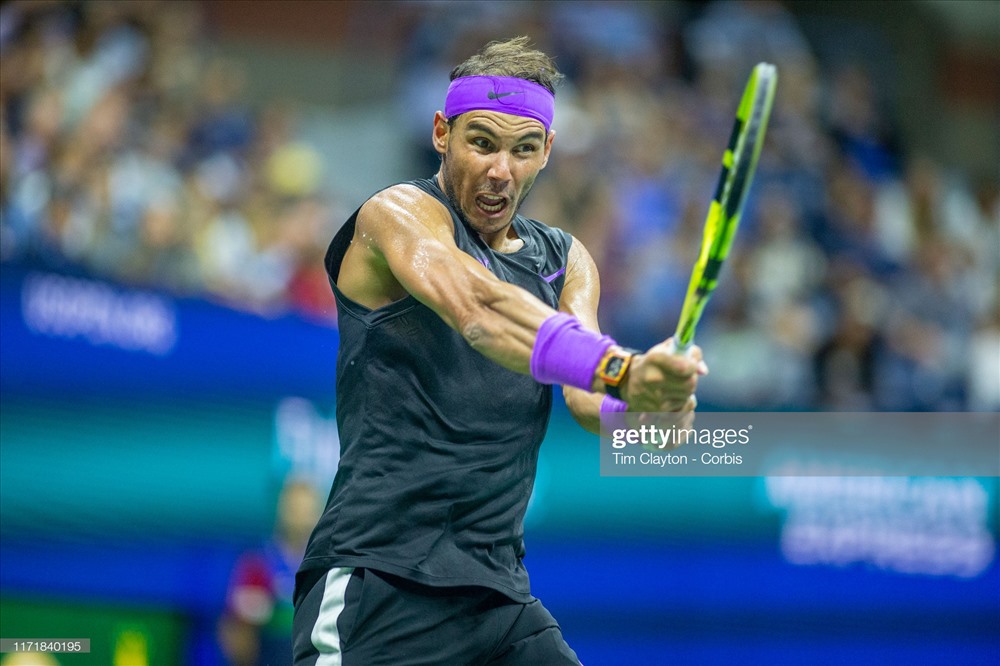 Nadal phô diễn sức mạnh tại Mỹ mở rộng. Ảnh: Getty.