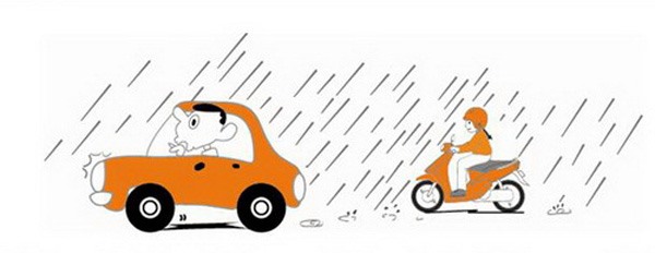 Hết sức cẩn thận khi tham gia lưu thông trên đường. Ảnh: ST