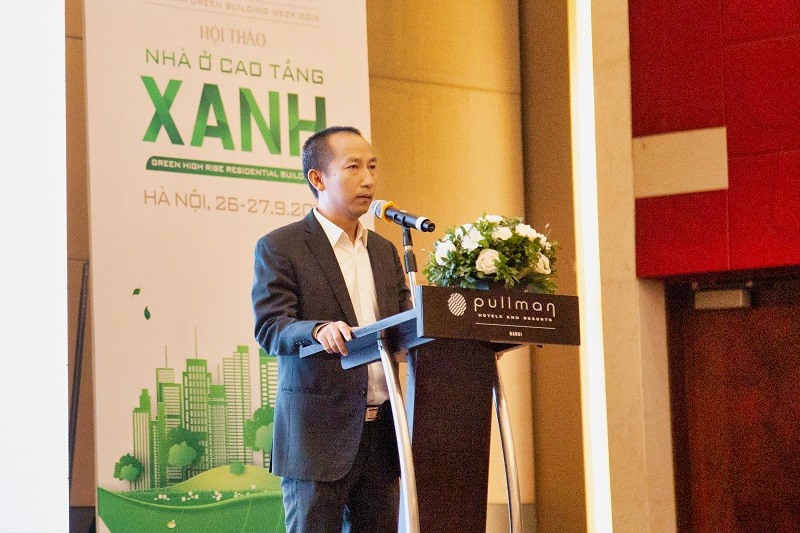 Ông Đỗ Đức Đạt – Chủ tịch HĐQT Tập đoàn Capital House cam kết 100% các dự án cao tầng tiếp theo của tập đoàn sẽ đạt tiêu chuẩn xanh EDGE.
