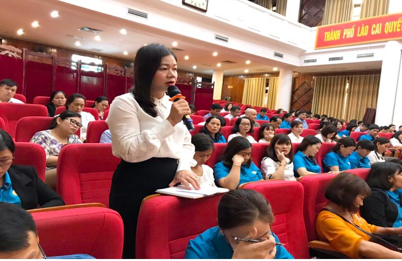 Ý kiến, kiến nghị của đoàn viên. Ảnh: Kim Tuyến