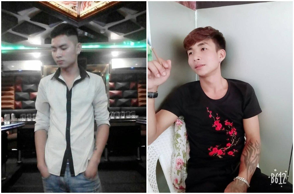 Đinh Văn Trường (trái) và Đinh Văn Giáp (phải) đã bị công an bắt.