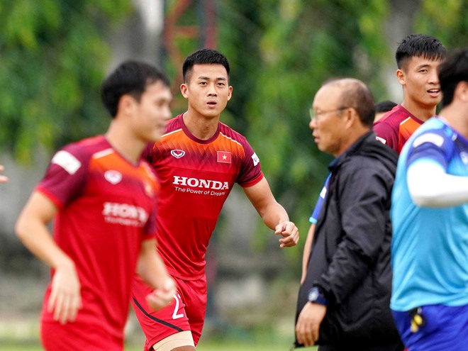 Hà Minh Tuấn bất ngờ dính chấn thương cơ đùi. Ảnh: ST