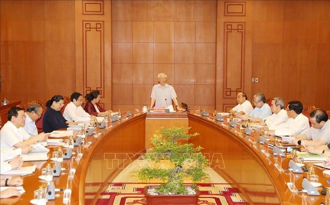 Quang cảnh cuộc họp