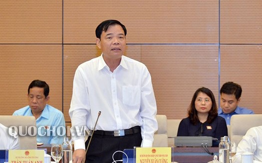 Bộ trưởng Bộ NN-PTNT Nguyễn Xuân Cường. Ảnh: Quochoi.vn