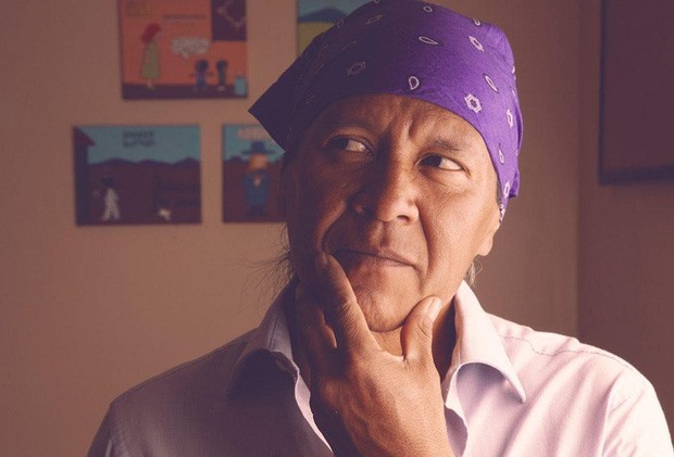 Ông Ricardo đến từ Kewa Pueblo thuộc hạt Sandoval. Ảnh: T.L