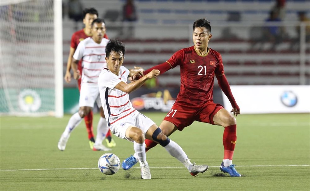 Đức Chiến đã cho thấy sự tiến bộ ở SEA Games 30. Ảnh: D.P