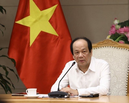 Bộ trưởng, Chủ nhiệm Văn phòng Chính phủ Mai Tiến Dũng. Ảnh VGP