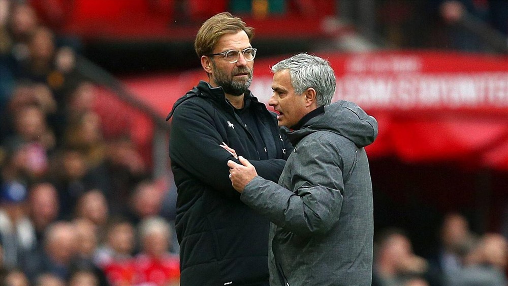 Mourinho có thành tích đối đầu thất thế trước Klopp. Ảnh: Getty.