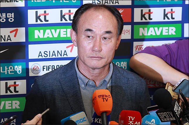 Đội U23 Hàn Quốc có cơ hội lần thứ 9 liên tiếp góp mặt ở Olympic nhưng không được quan tâm bằng U23 Việt Nam. Ảnh: Dalian.