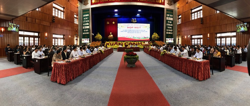 Quang cảnh cuộc họp mặt. Ảnh: K.Q