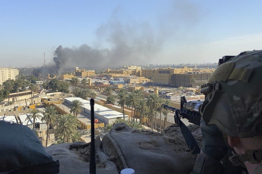 Vụ nã tên lửa mới nhất vào căn cứ Mỹ ở Iraq gây thương vong