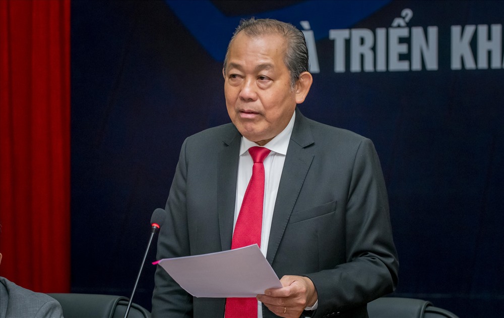 Phó Thủ tướng Thường trực Chính phủ Trương Hòa Bình phát biểu chỉ đạo tại Hội nghị