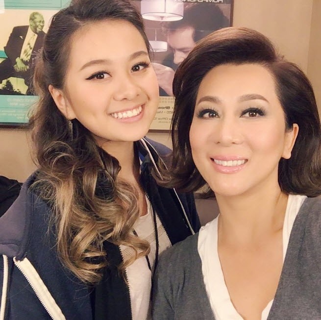 Kỳ Duyên và con gái Yenli. Ảnh: FB