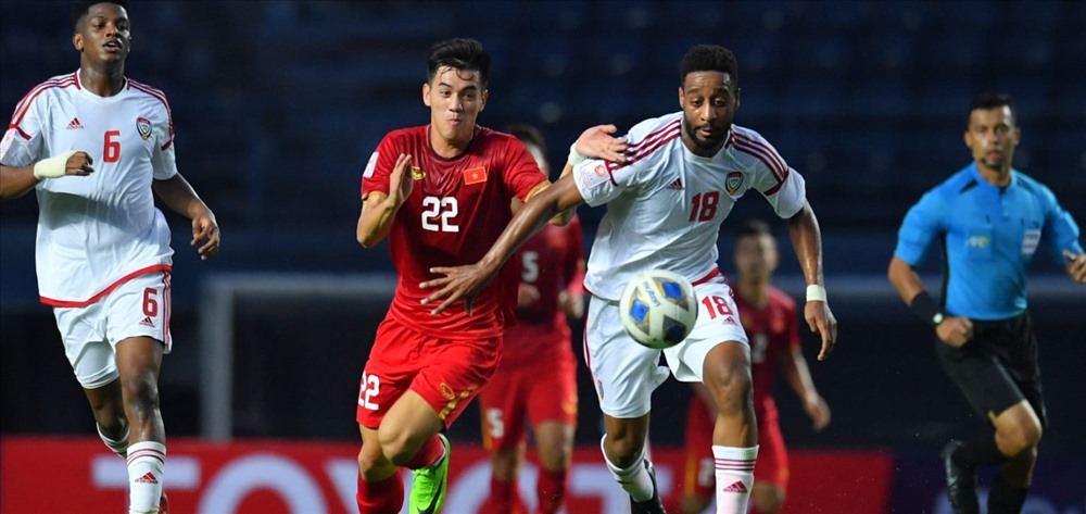 U23 Việt Nam chưa kịp thay đổi để thích ứng với cách chơi với các đối thủ. Ảnh: AFC.
