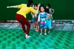 Xôn xao clip cô giáo nghi tát học sinh mầm non
