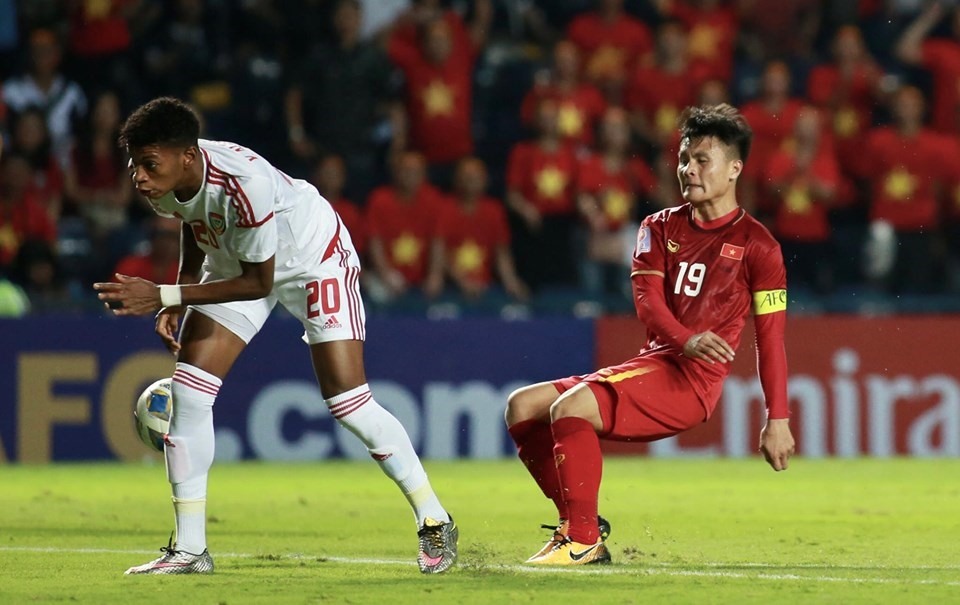 Quang Hải thi đấu vô cùng mờ nhạt tại Vòng chung kết U23 Châu Á 2020. Ảnh: L.T