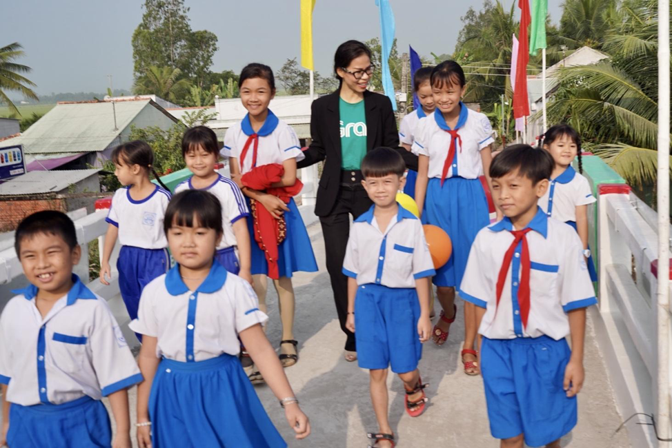 Đây là hoạt động đầu tiên của bà Nguyễn Thái Hải Vân với cương vị tân Giám đốc điều hành Grab Việt Nam. (Ảnh: Tất Đạt).