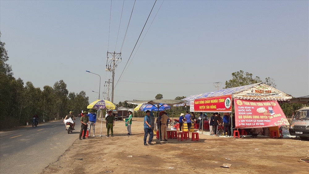 Trạm dừng chân nghĩa tình. Ảnh: Khoa