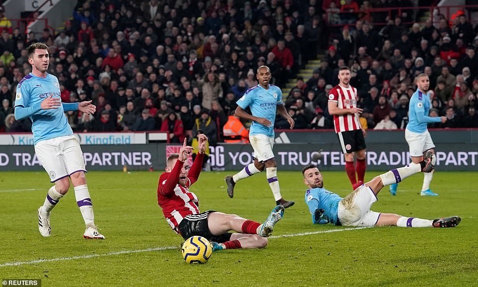 Hàng thủ Man City lúng túng trước