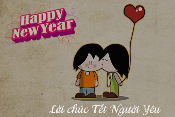 Những lời chúc Tết cho người yêu sẽ là món quà ý nghĩa dịp năm mới. Ảnh: ST.