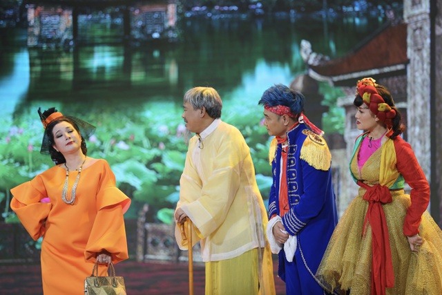 Sự duyên dáng của nghệ sĩ Thanh Thanh Hiền là điểm sáng cho chương trình năm nay. Ảnh: VTV.