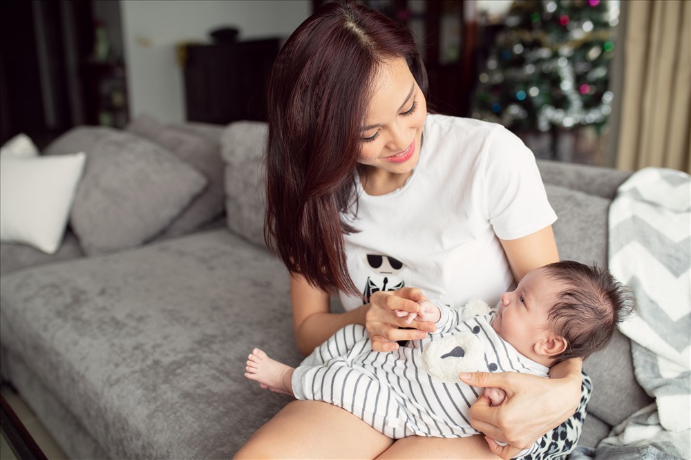 Cậu bé là động lực cho mọi cố gắng của Phương Mai lúc này.