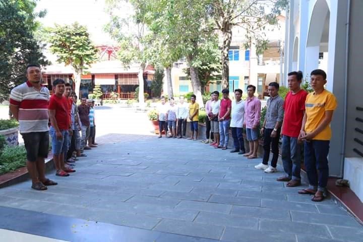 Hàng chục đối tượng bị bắt giữ.