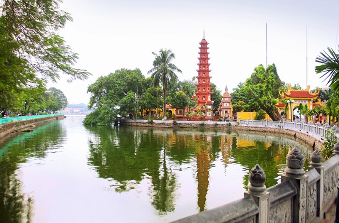 Chùa Trấn Quốc. Ảnh: T.L