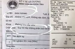 Phòng chống dịch virus Corona: Bệnh nhi người Trung Quốc đang chờ kết quả xét nghiệm