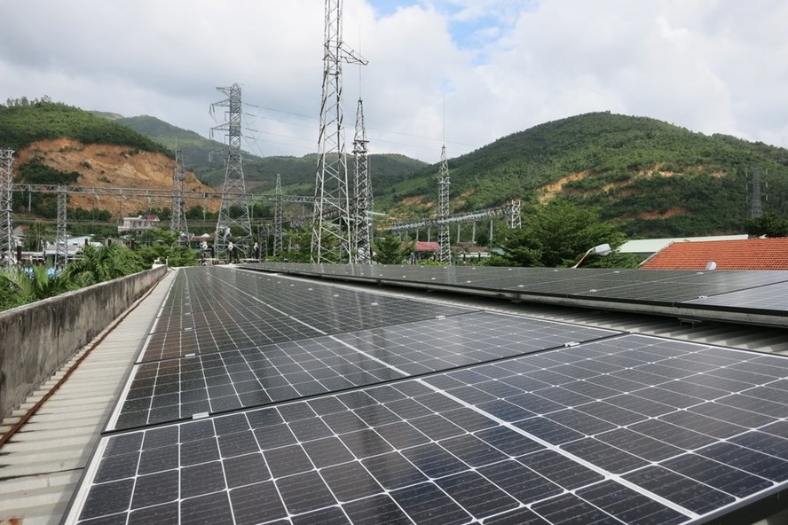 Hệ thống điện mặt trời áp mái tại TBA 220 kV Nha Trang