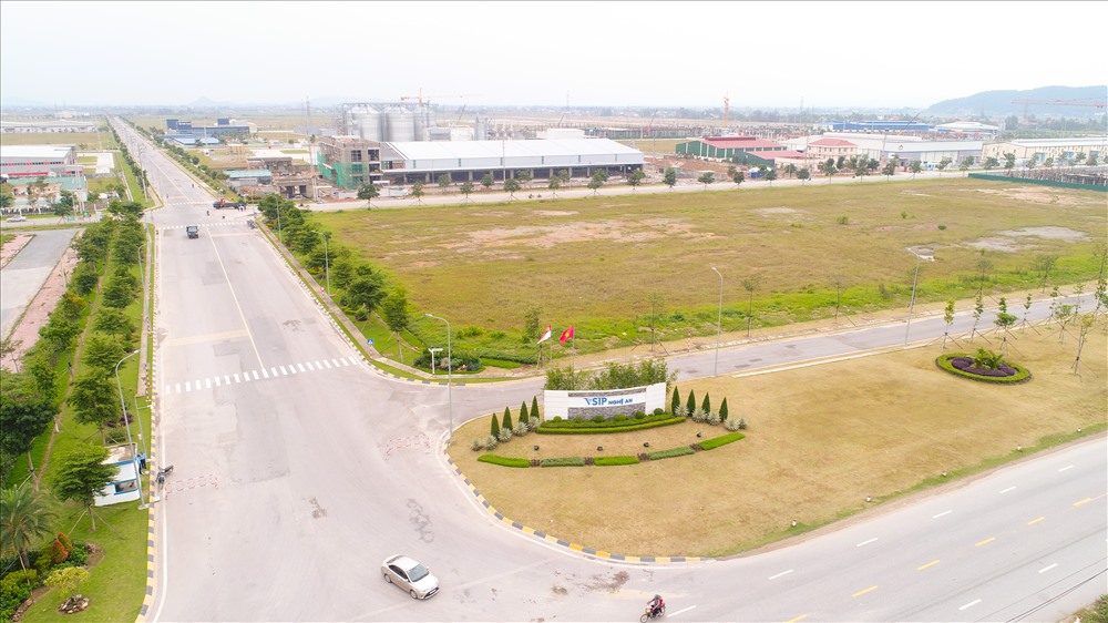 Khu công nghiệp - dịch vụ - thương mại VSIP Nghệ An. Ảnh: PV