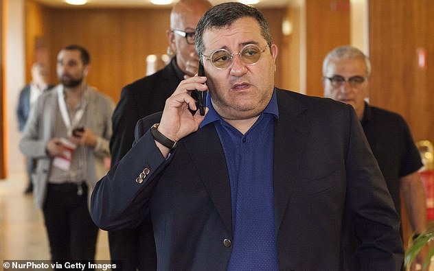 Mino Raiola. Ảnh: Getty.