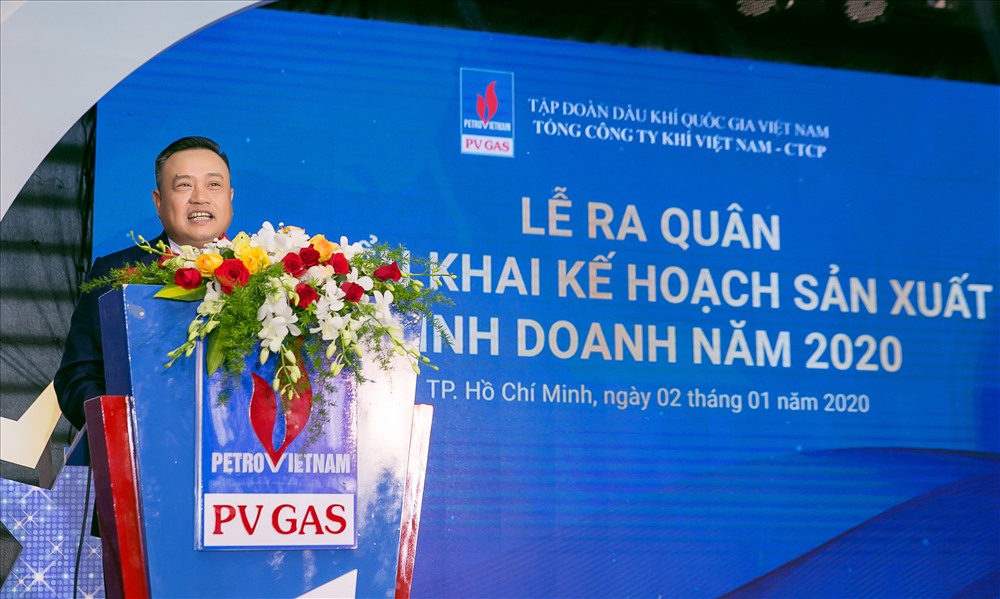 Đồng chí Trần Sỹ Thanh - Uỷ viên Ban chấp hành Trung ương Đảng, Chủ tịch Hội đồng thành viên Tập đoàn Dầu khí Việt Nam phát biểu tại Hội nghị.