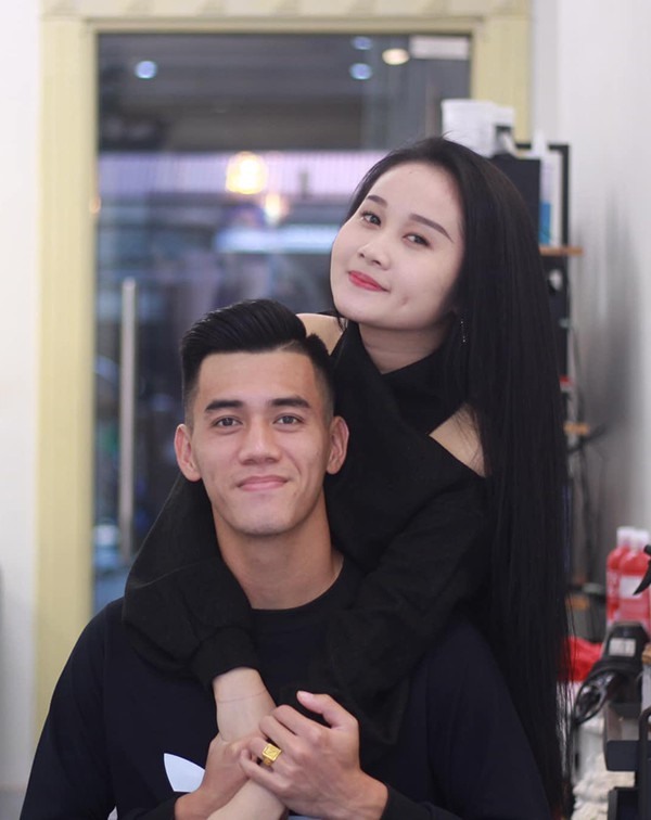 Tiến Linh và bạn gái ngày còn hạnh phúc. ảnh: FBNV