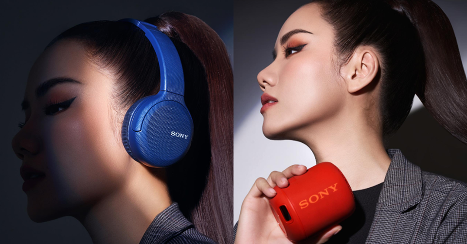 Loa và tai nghe Bluetooth Sony. Loa và tai nghe Bluetooth Sony.
