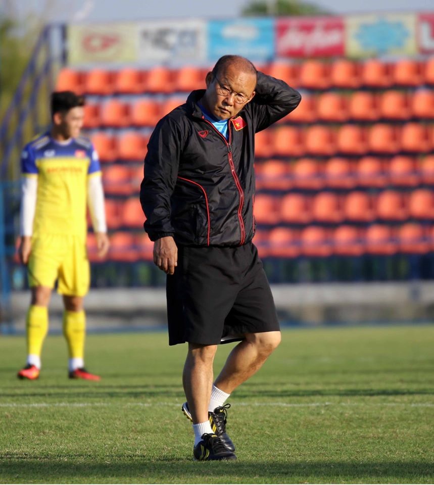Thầy Park đang thay đổi dần lối chơi của U23 Việt Nam. Ảnh: VFF