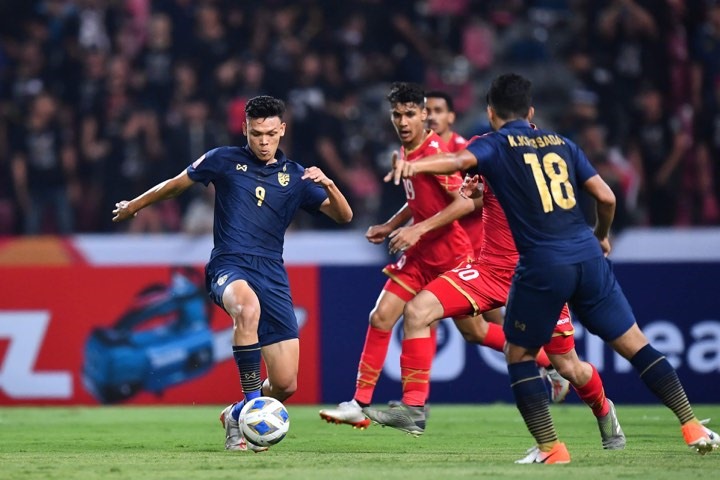 U23 Thái Lan đã có thế trận khá cởi mở. Ảnh: AFC