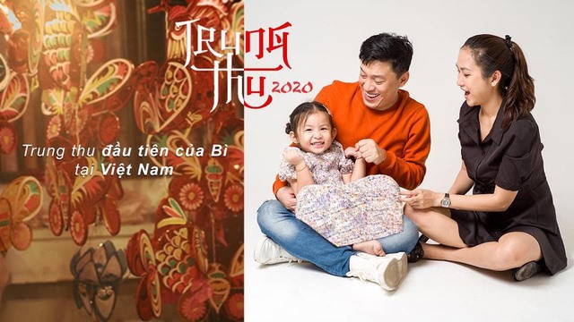 Gia đình Lam Trường chuẩn bị Tết Trung thu đầu tiên của con gái tại Việt Nam