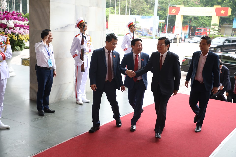 Former State President Truong Tan Sang attended Congress.