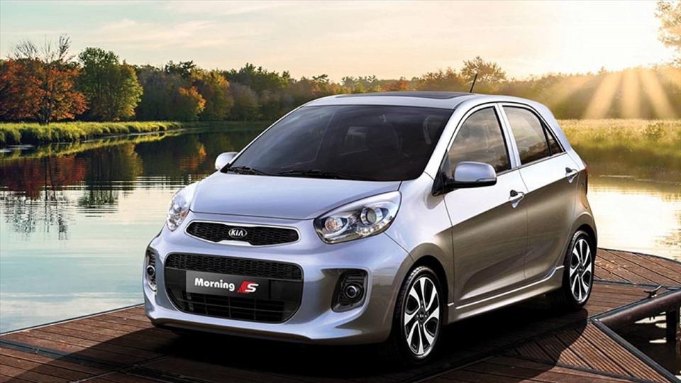 Kia Morning đứng vị trí thứ 3 với 530 xe. Ảnh: Kia.