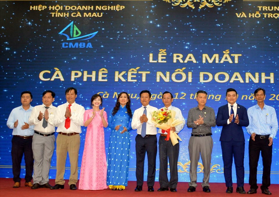 Cà Mau chính thức ra mắt Cà phê kết nói doanh nghiệp nhân ngày Doanh nhân Việt Nam (ảnh Nhật Hồ)