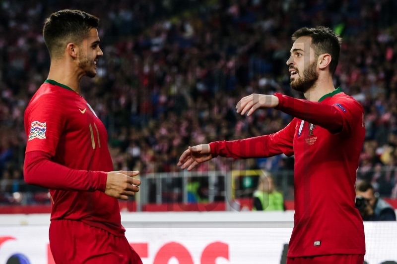 Bernado Silva và Andre Silva được Ronaldo đáng giá rất cao. Ảnh: Soccrates Images