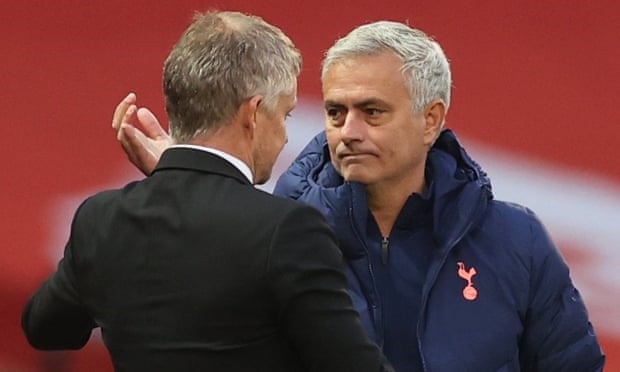 Ole Solskjaer không thể so với Jose Mourinho. Ảnh: Getty.